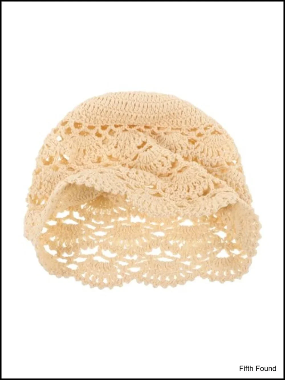Handmade Crochet Lace Turban Beanie Hat for Women Casual Lightweight Skull Cap